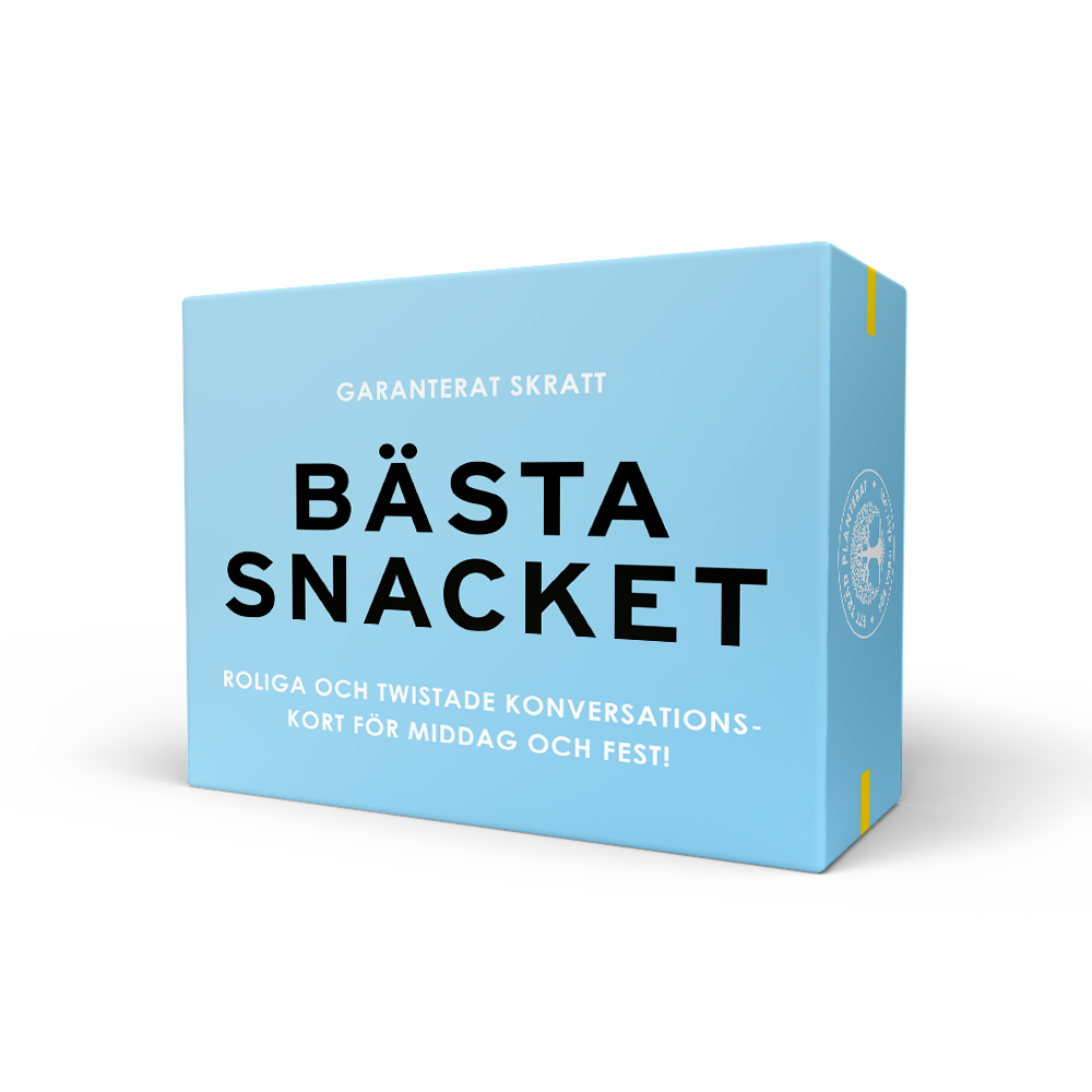 BÄSTA SNACKET : Partyspel / Återförsäljare F-pris 55 kr