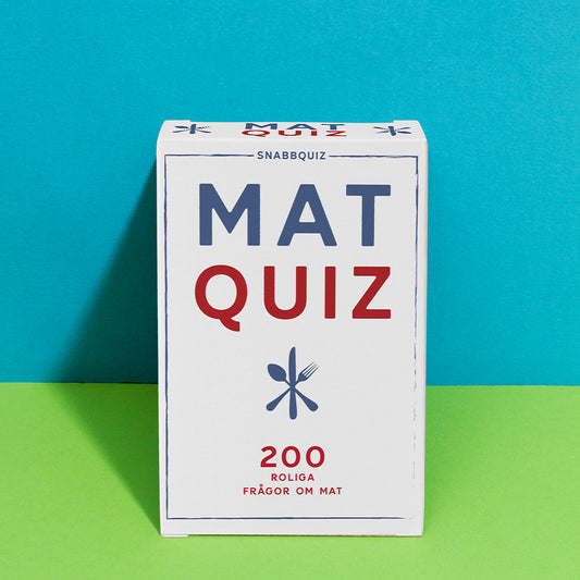 SnabbQuiz: Matquiz / Återförsäljare F-pris 50 kr