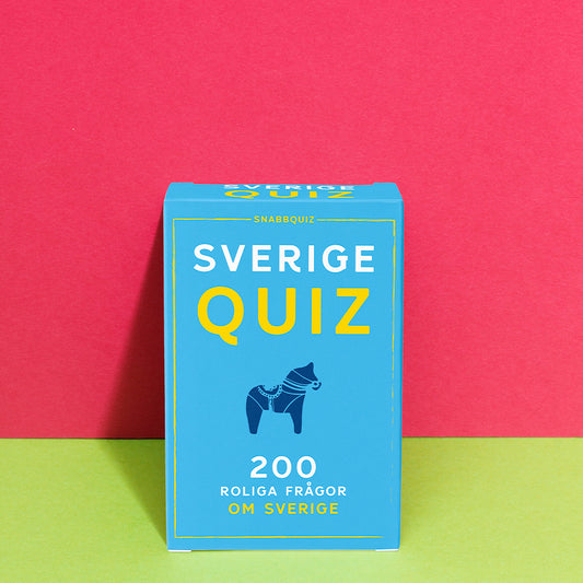 SnabbQuiz: Sverigequiz / Återförsäljare F-pris 50 kr