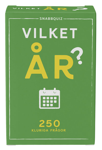 SnabbQuiz: Vilket år?