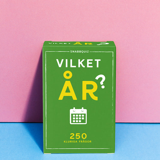 SnabbQuiz: Vilket år? / Återförsäljare F-pris 50 kr